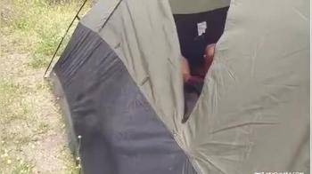 video of My friend fucks me in a tent