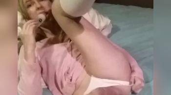 video of Leg up panties on the side and masturbating