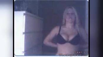 video of hot blonde, hot tits