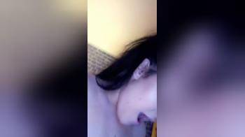 video of Snapchat goth girl masturbating short video