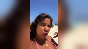 video of Another one of this Latina in bikini