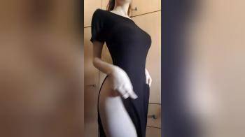 video of Girl with such an amazing body stripping