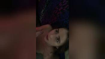 video of Girlfriend Dirty Talks and Cumshot on her Face