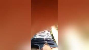 video of She went outside for some air and pleasuring herself