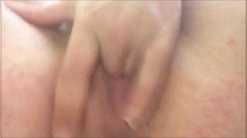 video of Rubbing and fingering wet pussy 