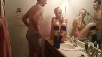 video of Ex & me had it in bathroom with parents home