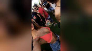 video of Having a drink at the party