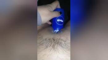 video of Fucked by nivea body cream. 