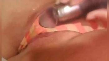 video of Pushing down on my clit