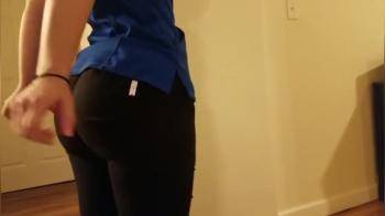 video of a round ass in scrubs
