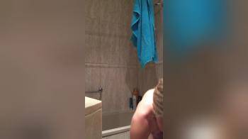 video of Spying on the wife in the bathroom