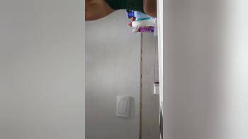video of My bathroom babe