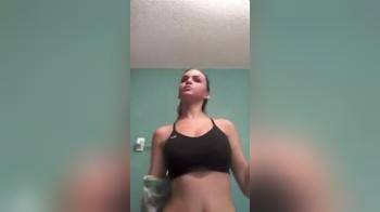 video of sports bra reveal