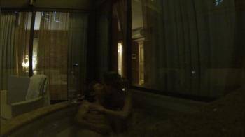 video of balcony Jacuzzi playing with my hot wife