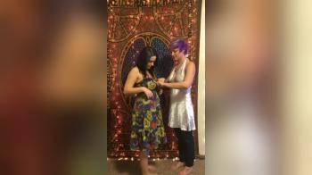 video of Lesbians Cut Clothes Off