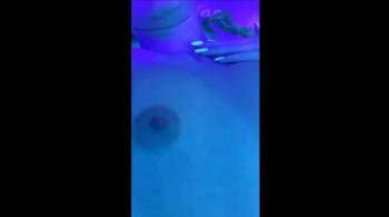 video of Caroline J in solarium showing her body
