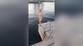 video of Skinny dipping naked publicly
