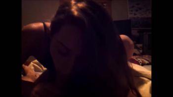 video of Slutty gf can't get enough Dick