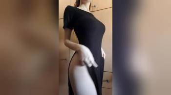 video of Perfect Body under Black Dress