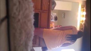 video of Spying on mates sister getting of in her room 
