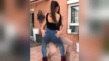 video of Two hot girls dancing together