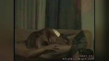 video of private couch blow job