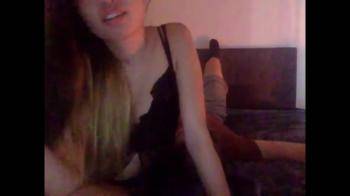 video of Asian hottie & Teen bf on webcam