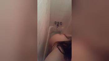 video of sarah taking a shower and filming herself