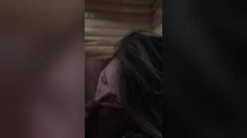 video of Cute girl sucking off cock