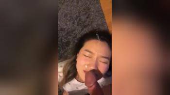 video of tina my asian GF agreed with facial on camera