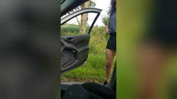 video of Naked Kiki Challenge Outside Car