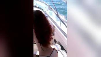 video of Twerking and Flashing on a Boat