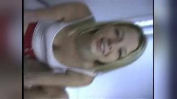 video of Big tits blonde in various locations