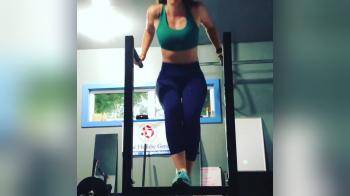 video of Gym bunny working out 3