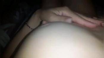 video of Playing with her nipples and pussy
