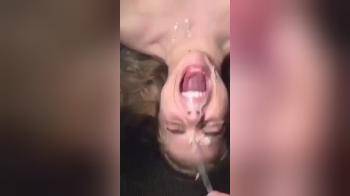 video of He gives her a huge facial