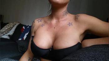 video of Flexing her boob muscles