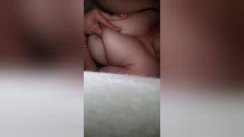 video of Playing with her nipples