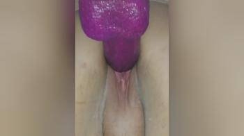 video of Dildo deep in the pussy