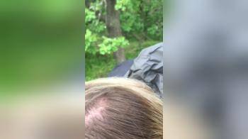 video of Nice deepthroating outside in nature 2