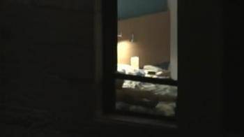 video of Watching Neighbors fucking through window on bed