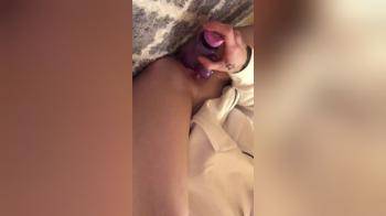 video of Vibrating dildo in the pussy