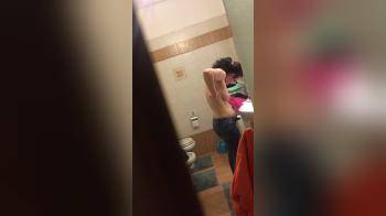 video of Topless in the bathroom 5