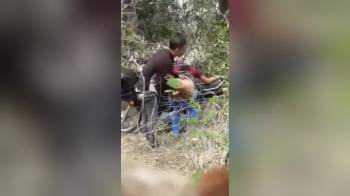 video of Caught having sex in brush