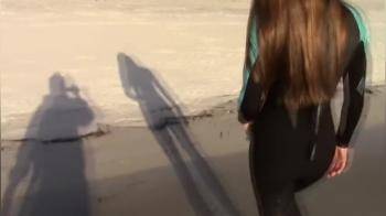 video of Filming GF at beach