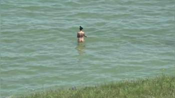 video of Swiming Naked in Ocean