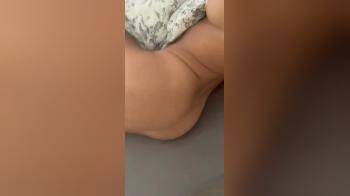 video of naked tanned babe fingering and filming herself