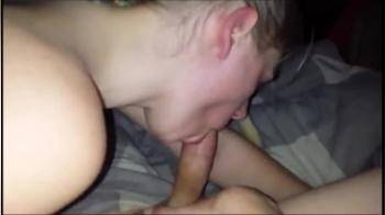 video of Blowjob on the bed