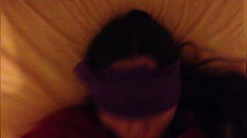 video of Blindfolded blowjob and facial