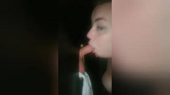 video of Woman sucks my thin cock in club glory hole